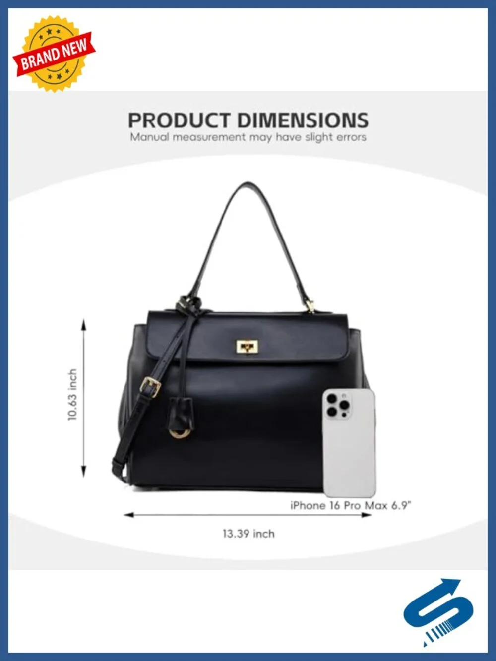 Soft Leather Tote Bag for Women, Large Satchel Purse for Travel Work